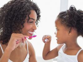 higiene dental en familia 